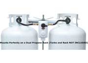 Flame King Auto Regulator w/Pls Cover & L Mount Bracket & 2-12" Pigtails - KT12ACR6 - Imex RV And Auto Parts