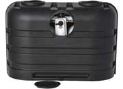Flame King Dual 20lb LP Propane Tank, Light Plastic, Heavy Duty Cover - YSN-PCC-RV20 - Imex RV And Auto Parts