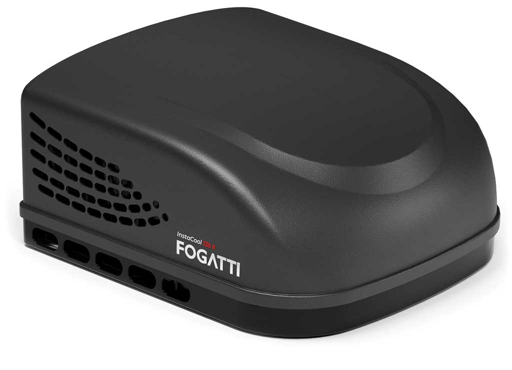 Fogatti 15k BTU Non - ducted RV Rooftop A/C Unit Black - FAA150BE - S - Imex RV And Auto Parts