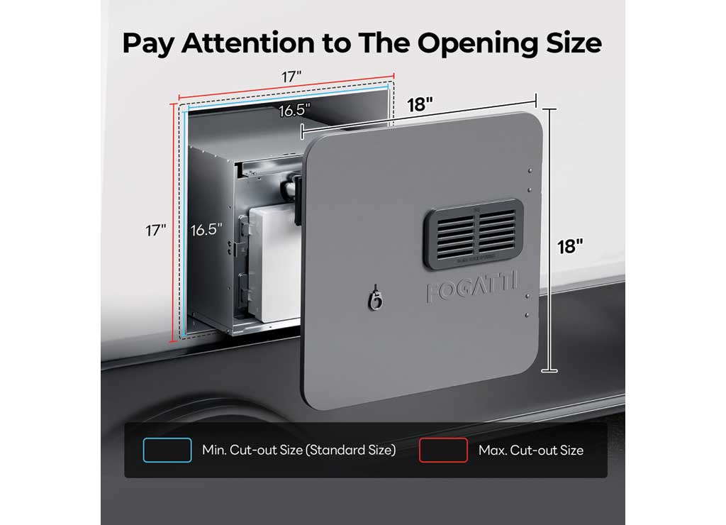 Fogatti Instashower Ultra Door 18"x18" - Imex RV And Auto Parts