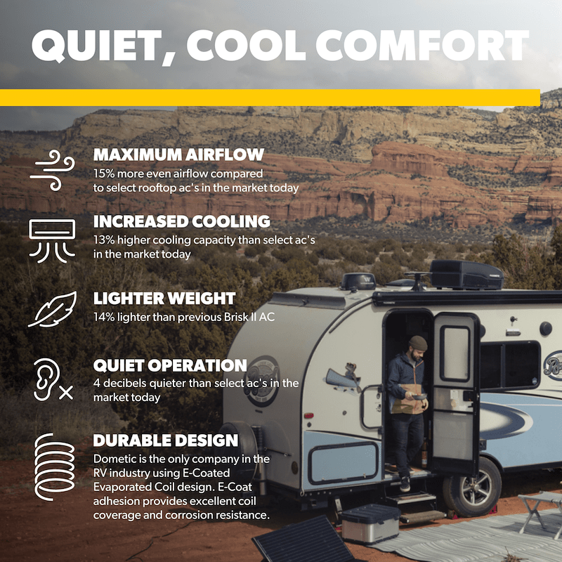 FreshJet 3 Series Air Conditioner 13,500 BTU - Black FJX3473MBKAS - Imex RV And Auto Parts