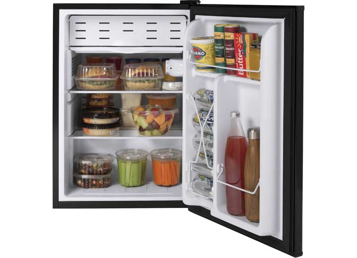 GE Appliances 2.7 Cu. Ft. Energy Star Qualified Compact Right Hand Refrigerator - HME03GGMBB - Imex RV And Auto Parts
