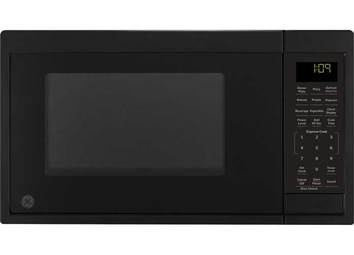 GE Appliances GCBK09N1WBB Built - In 0.9 Cu Ft Microwave in Black - Imex RV And Auto Parts