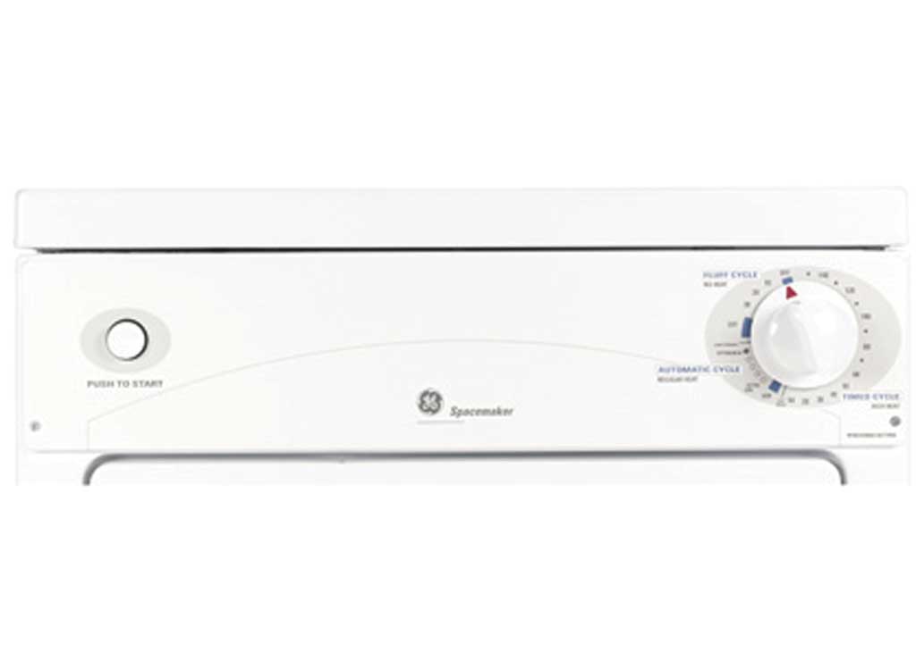 GE Appliances GEGDSKP333ECWW Ge Spacemaker Portable Electric Dryer with 3.6 Cu Ft Capacity - Imex RV And Auto Parts
