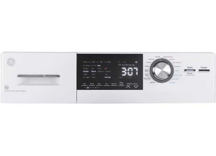 GE Appliances GFQ14ESSNWW 24 - Inch 2.4 cu ft Front Load Washer and Condenser Dryer Combo - Imex RV And Auto Parts