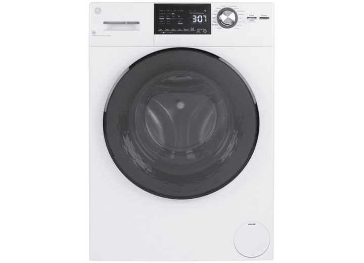 GE Appliances GFQ14ESSNWW 24 - Inch 2.4 cu ft Front Load Washer and Condenser Dryer Combo - Imex RV And Auto Parts