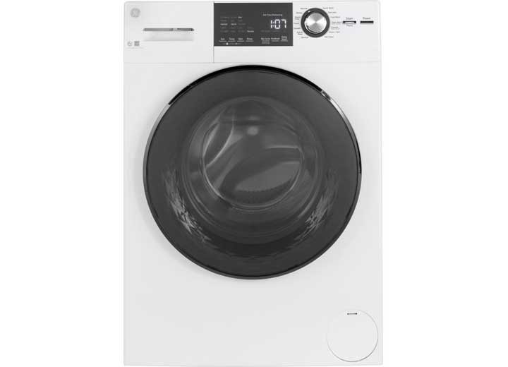 GE Appliances GFW148SSMWW 24 - inch 2.4 cu. ft. Front Load Washer with Steam Technology - Imex RV And Auto Parts