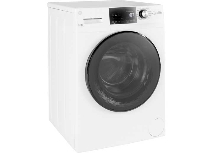 GE Appliances GFW148SSMWW 24 - inch 2.4 cu. ft. Front Load Washer with Steam Technology - Imex RV And Auto Parts