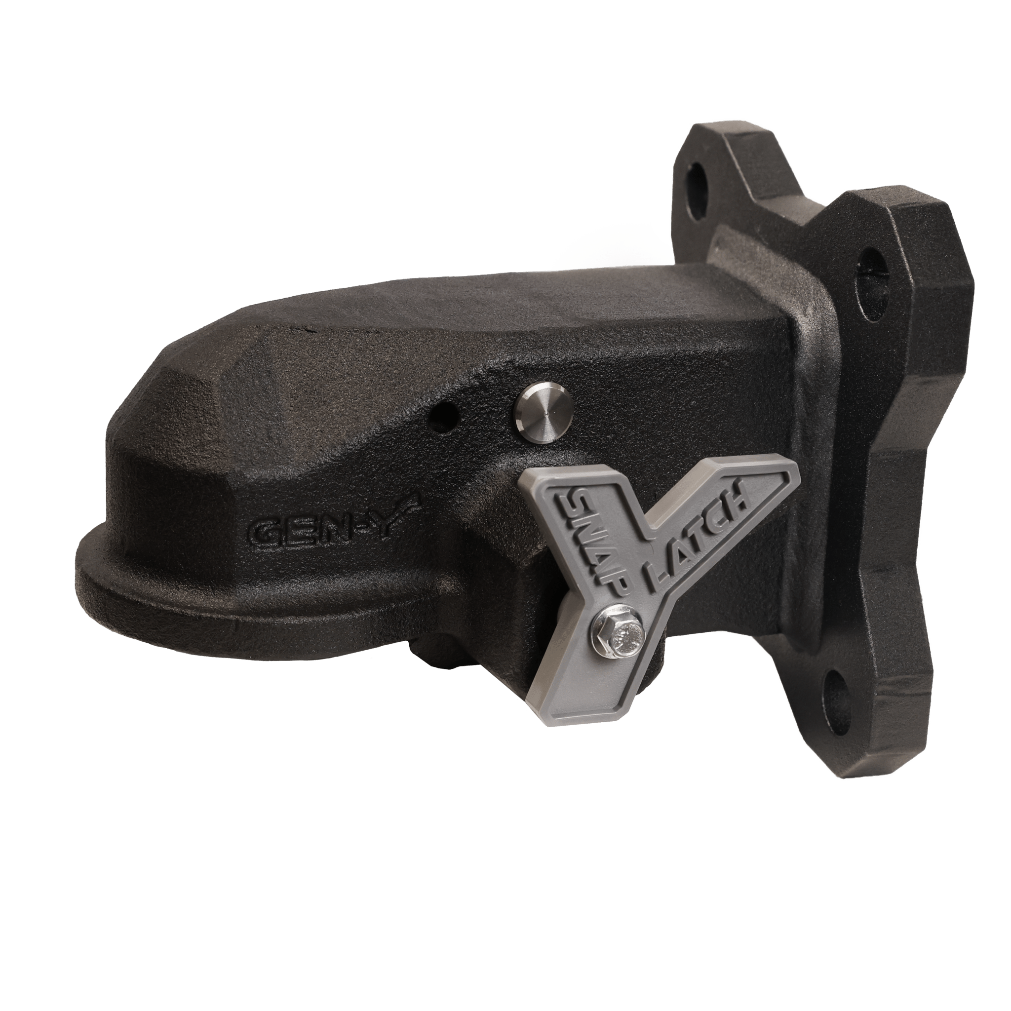 GEN-Y Hitch ADMIRAL Victory Lane SnapLatch Coupler - 20,000 lb Towing Capacity, 2 3/16" Ball Hole, Steel Construction - Imex RV And Auto Parts