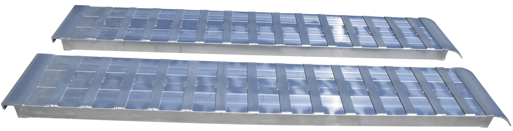 GEN-Y Hitch Aluminum Ramp GH-17072 - Heavy-Duty Silver Aluminum Loading Ramp for Trailers and Vehicles - Imex RV And Auto Parts