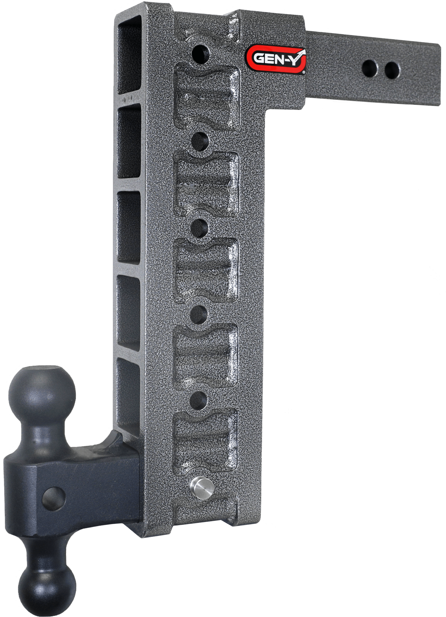 GEN-Y Hitch GH-616 Mega-Duty Adjustable Drop Hitch with 15-Inch Drop and 21,000 lbs Towing Capacity - Imex RV And Auto Parts