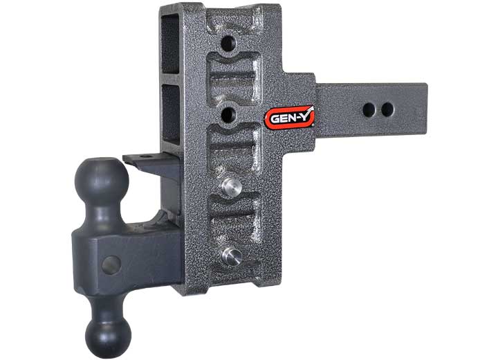 Gen - Y Hitch Megaduty Series 2.5 Inch Offset Shank Hitch with Versaball Pintle - GH - 924 - Imex RV And Auto Parts