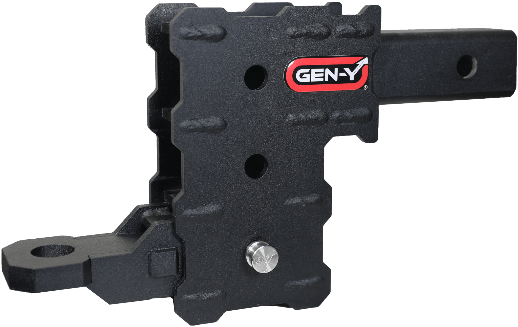 GEN-Y Hitch Phantom Series 2-Inch Drop Hitch for Heavy-Duty Towing with 5,000 lbs Capacity - Imex RV And Auto Parts