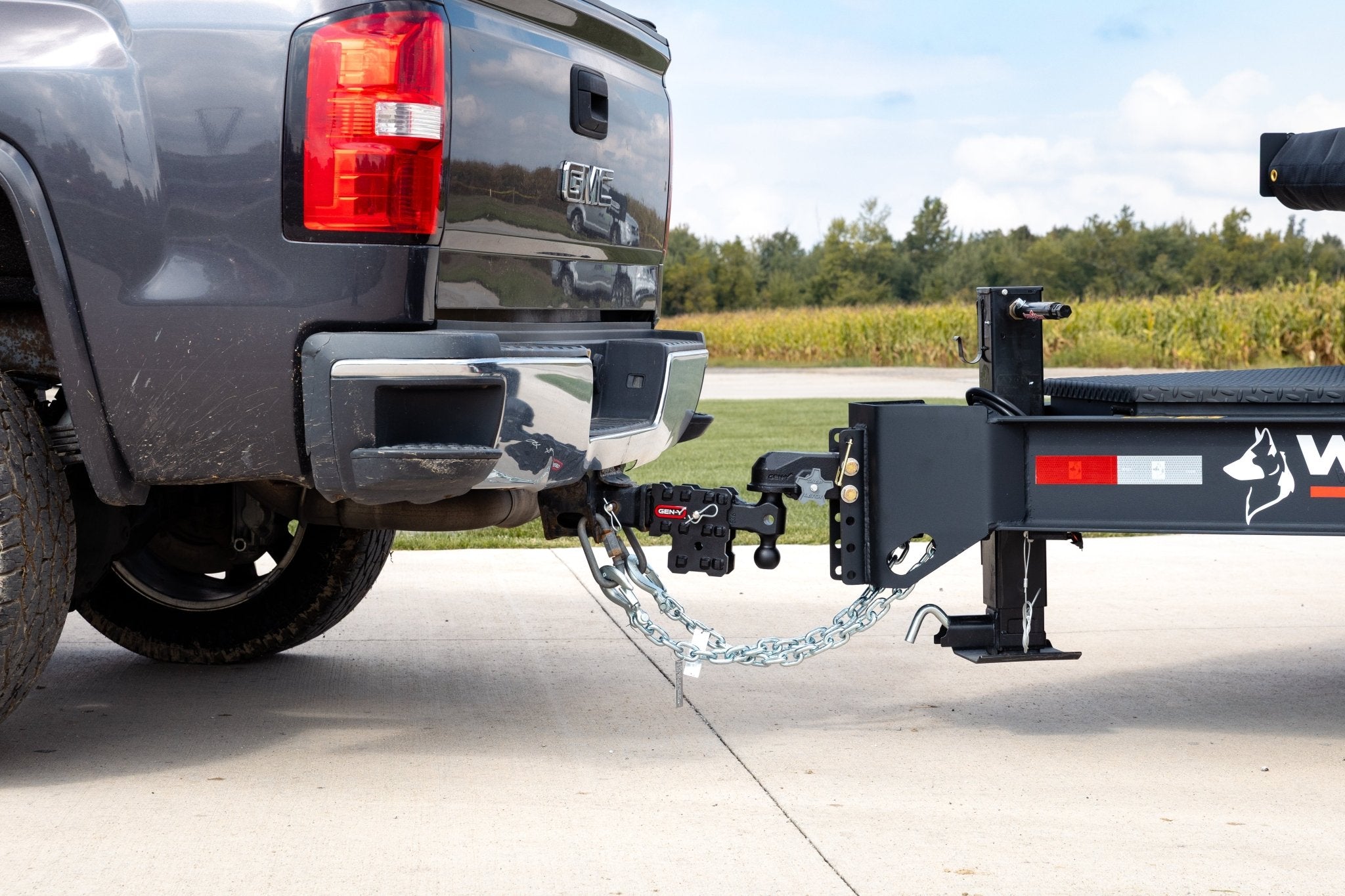 GEN-Y Hitch Phantom-X 2-Inch Solid Shank Drop Hitch with 2.5-Inch Drop, 10K Towing Capacity - Imex RV And Auto Parts
