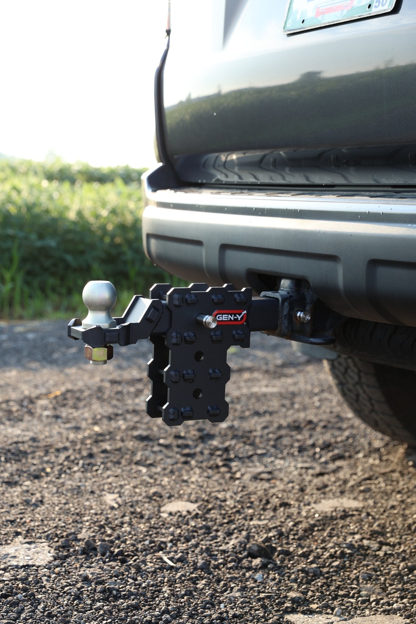 GEN-Y Hitch PHANTOM-X 2-Inch Solid Shank Drop Hitch with 4.5-Inch Drop and 10,000 lb Capacity - Imex RV And Auto Parts