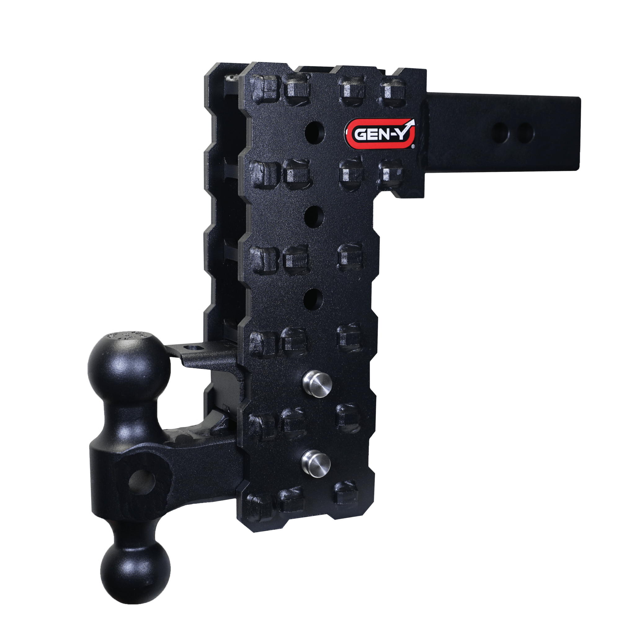GEN-Y Hitch PHANTOM-X 2.5-Inch Solid Shank Drop Hitch with 10-Inch Drop and 16,000 lbs Towing Capacity - Imex RV And Auto Parts