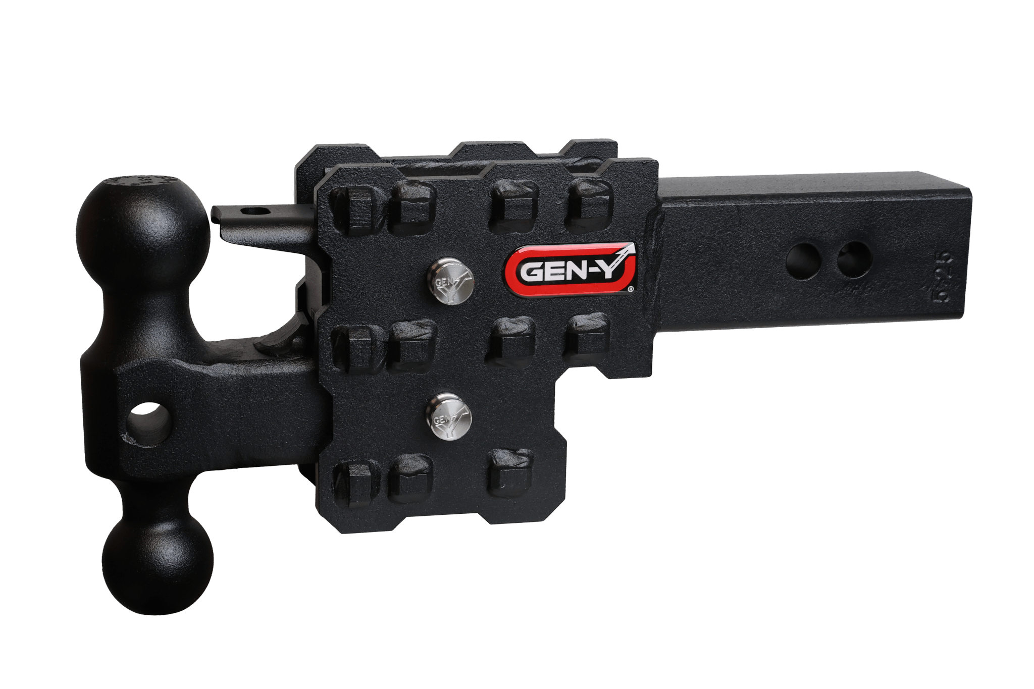 GEN-Y Hitch Phantom-X 2.5-Inch Solid Shank Drop Hitch with 16,000 lb Towing Capacity - Imex RV And Auto Parts