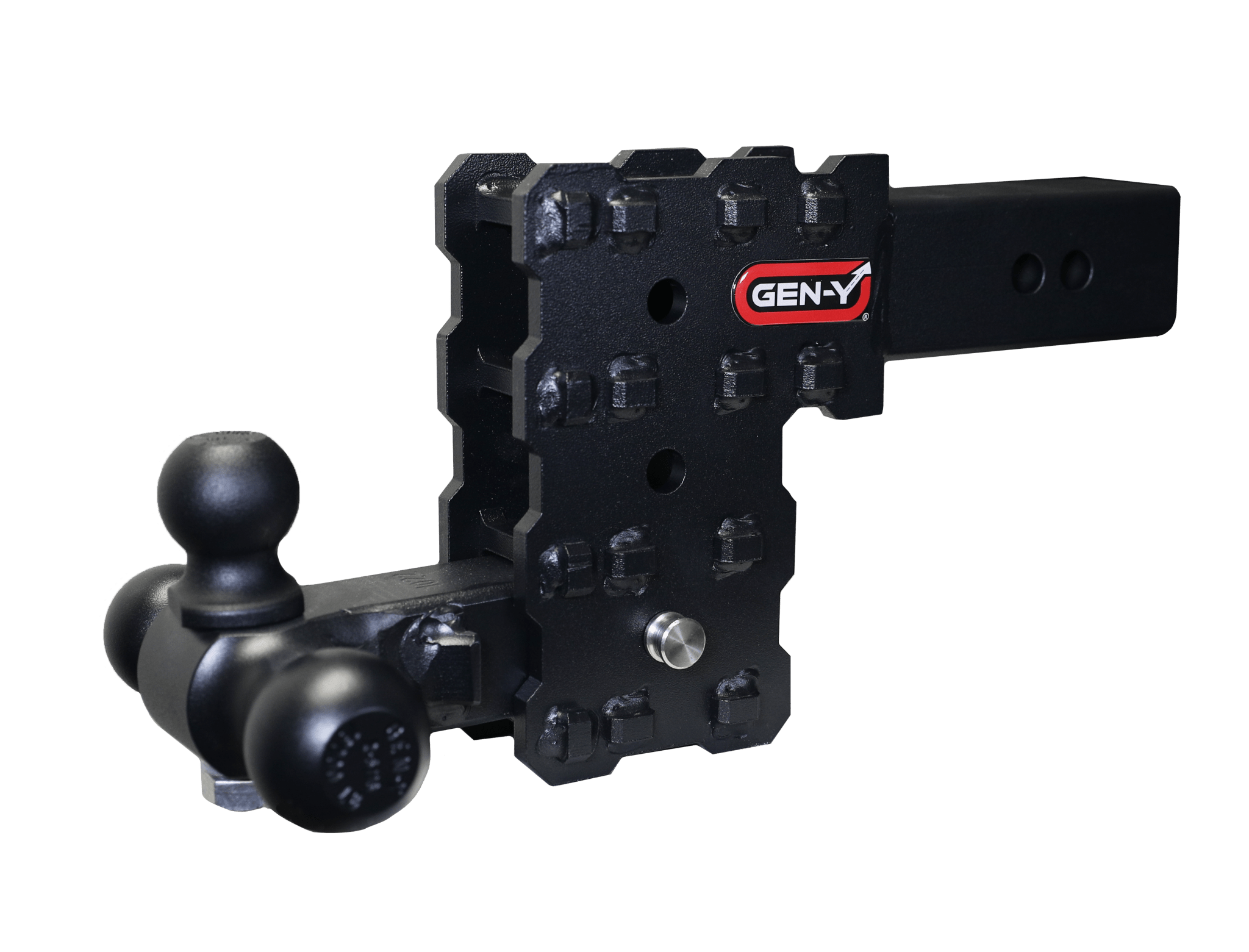 GEN-Y Hitch PHANTOM-X 2.5-inch Solid Shank Drop Hitch with 5-inch Drop and 16,000 lbs Towing Capacity - Imex RV And Auto Parts