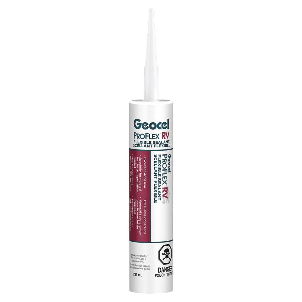 Geocel GC28867 Pro Flex RV Flexible Sealant - 10 oz., Canadian Bright White - Imex RV And Auto Parts