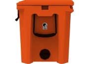 Grizzly Coolers 100 Qt Orange Cooler - Durable and Spacious Outdoor Cooler - Imex RV And Auto Parts