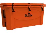 Grizzly Coolers 100 Qt Orange Cooler - Durable and Spacious Outdoor Cooler - Imex RV And Auto Parts