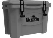 Grizzly Coolers 15 Qt Gray Cooler - Durable Insulated Container for Outdoor Adventures - Imex RV And Auto Parts