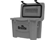 Grizzly Coolers 15 Qt Gray Cooler - Durable Insulated Container for Outdoor Adventures - Imex RV And Auto Parts