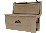 Grizzly Coolers 165 Qt Tan Cooler with Heavy-Duty Insulation and Durable Construction - Imex RV And Auto Parts