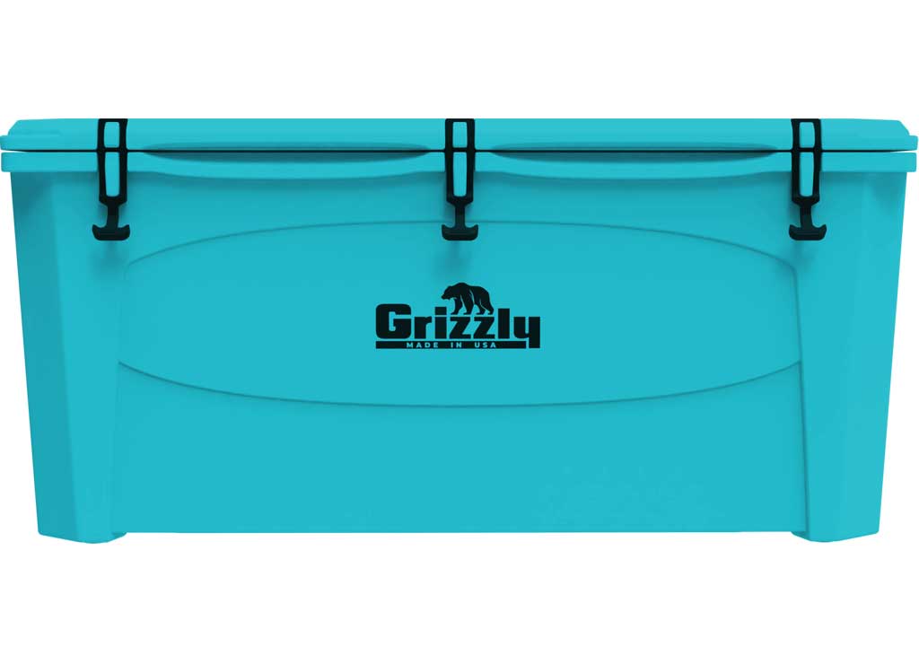 Grizzly Coolers 165 Qt Teal Cooler with Heavy-Duty Insulation and Durable Construction - Imex RV And Auto Parts