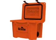 Grizzly Coolers 20 Qt Orange Cooler - Durable and Portable Ice Chest - Imex RV And Auto Parts