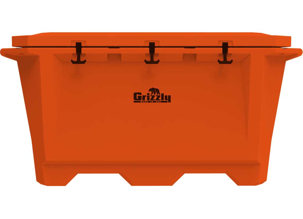 Grizzly Coolers 450 Qt Orange Cooler - Heavy Duty Insulated Storage - Imex RV And Auto Parts