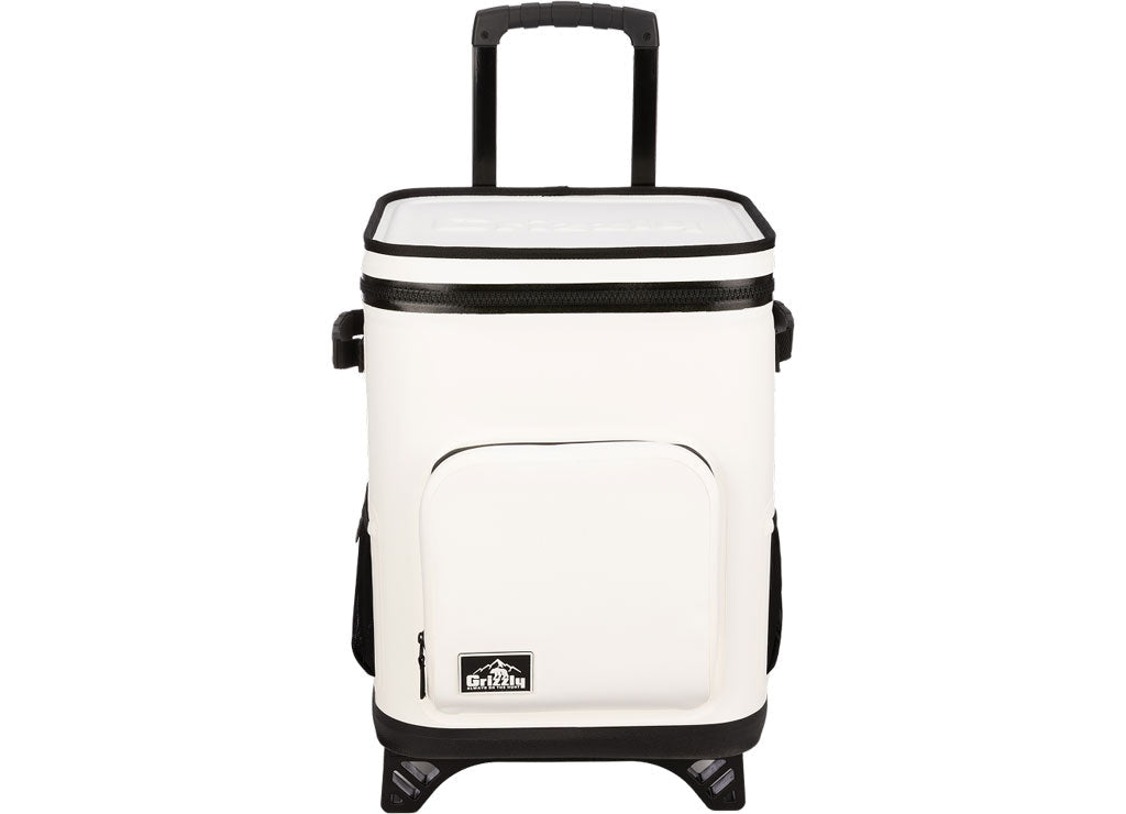 Grizzly Coolers Drifter Cooler 32 Whiteout – Durable Insulated Cooler for Outdoor Adventures - Imex RV And Auto Parts