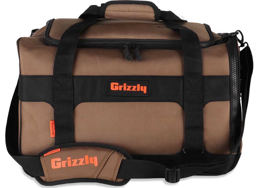 Grizzly Coolers Gear Duffle 40 Tan - Durable Travel and Storage Bag - Imex RV And Auto Parts
