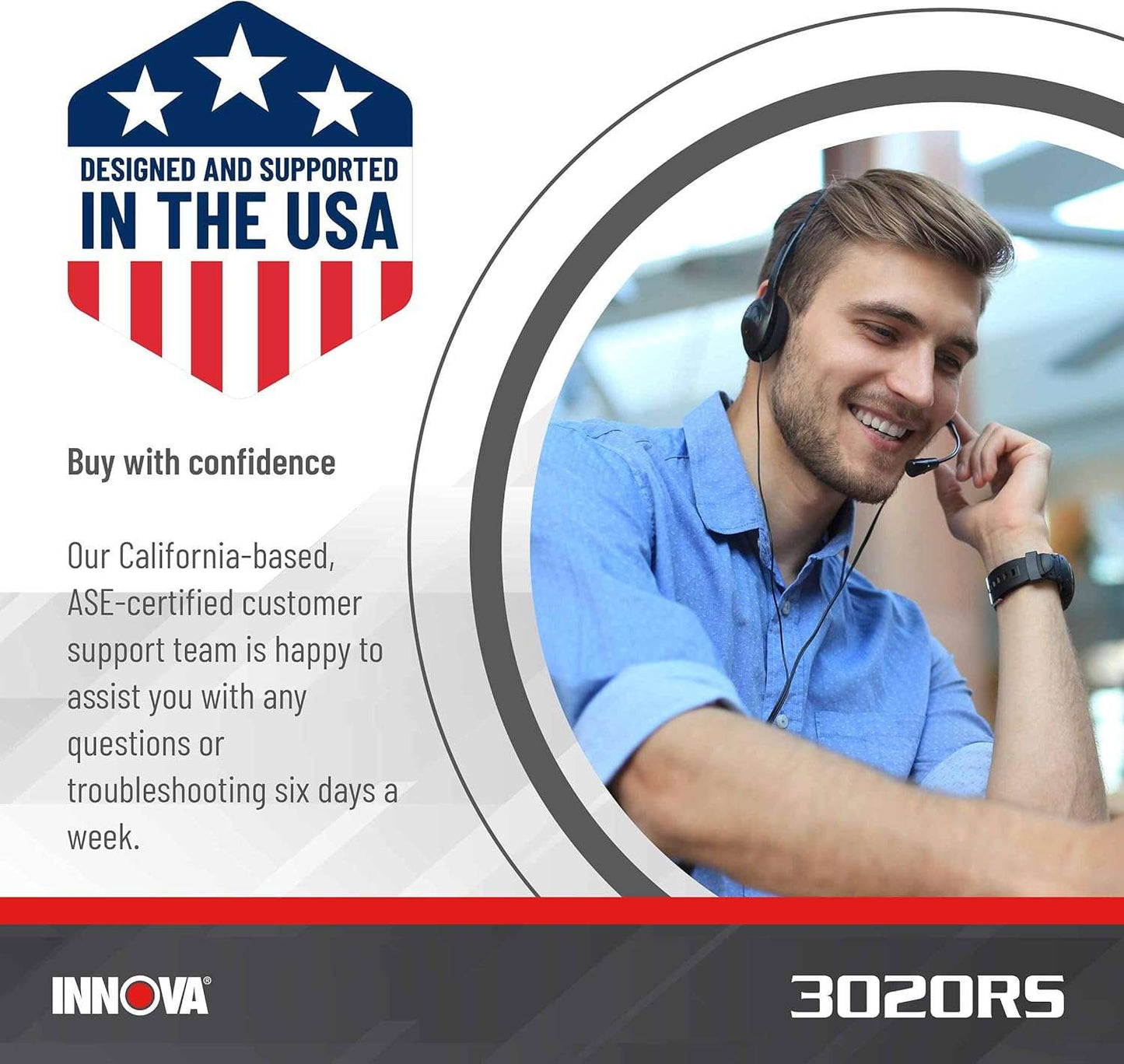 INNOVA 3020RS Fast & Easy - to - Use Check Engine Code Reader, OBD2 Scan Tool - Imex RV And Auto Parts