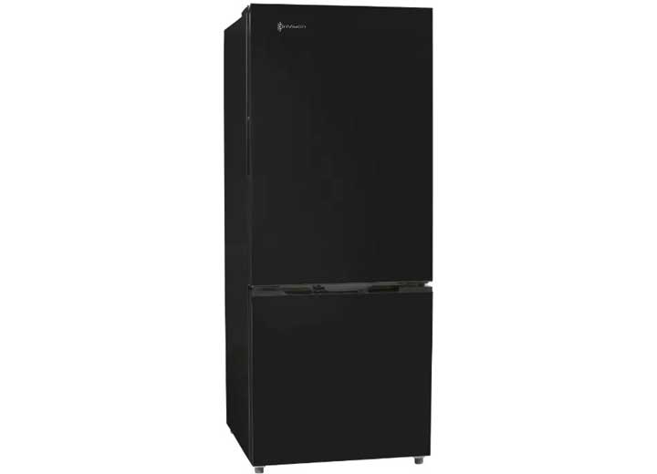 Invision 10.7 Bmf Refrigerator 12 Volt Black Dual Swing - Compact Portable Cooling Solution - Imex RV And Auto Parts