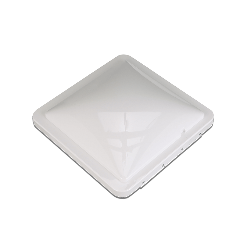 K1020 - 81 Roof Vent Lid Fan - Tastic ™ Hinge With Rivets - White - Imex RV And Auto Parts