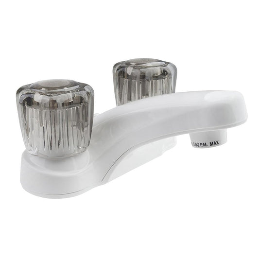 LAVATORY FAUCET - WHITE - Imex RV And Auto Parts