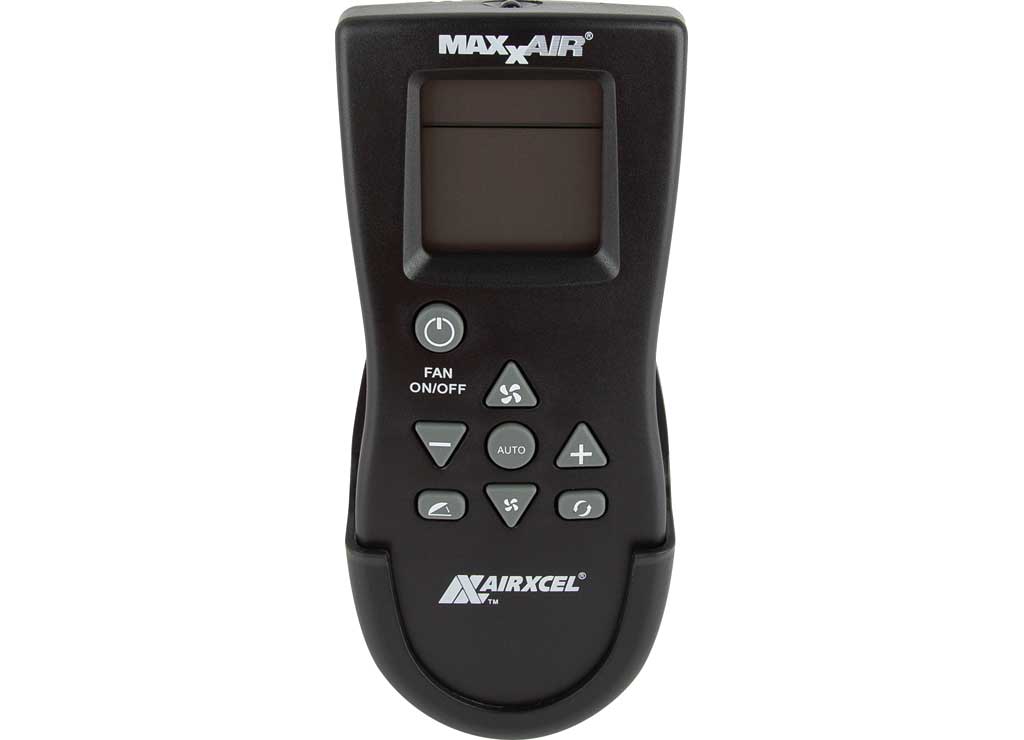 Maxxair 00A01150K Handheld Remote Control for Roof Vent in Black - Imex RV And Auto Parts