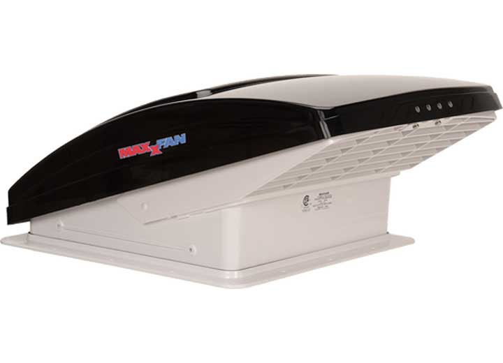 Maxxair Maxx Fan Deluxe RV Roof Vent with 12V Fan and Thermostat - Manual Lift, 10-Speed Control 00-06200K - Imex RV And Auto Parts