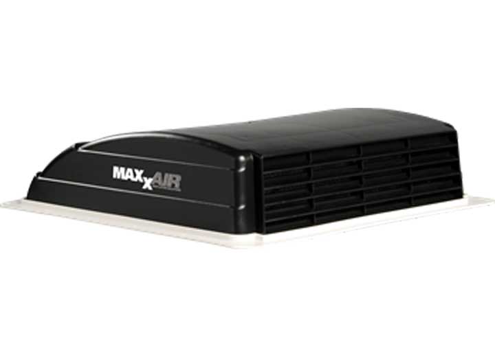 Maxxair Maxx Fan Mini Plus RV Roof Vent with 12V Fan and LED Light - Black - Imex RV And Auto Parts