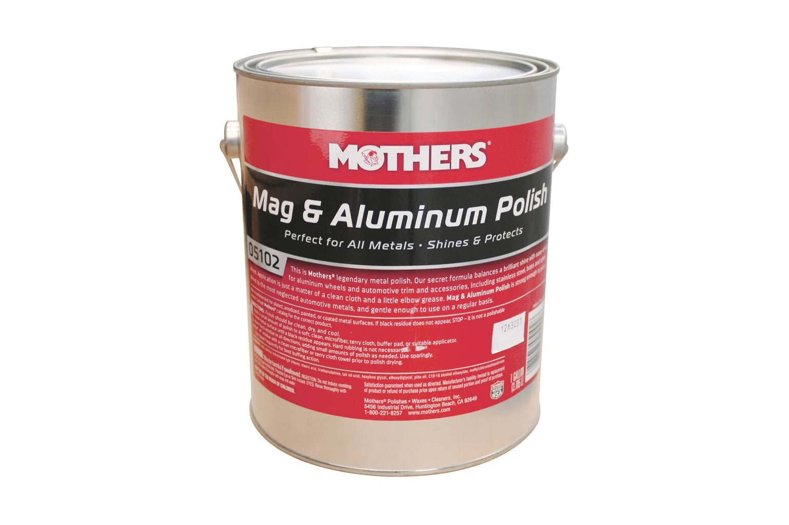 Mothers Mag & Aluminum Polish - 1 Gal 05102 - Imex RV And Auto Parts