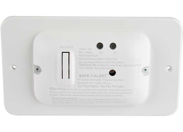 MTI Industries Combination Carbon Monoxide and LP Alarm Model 85 - 741 - WT - TR - Imex RV And Auto Parts