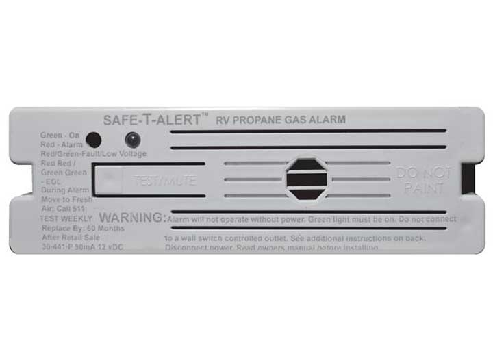 MTI Industries Propane Alarm White Surface Mount 12V DC Hard Wire (Part Number 30 - 441 - P - WT) - Imex RV And Auto Parts