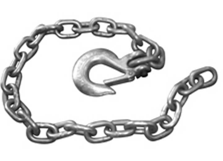 Pacific Rim International SC51635 - G43 5/16 Inch x 35 Inch Grade 43 Safety Chain with Hook - Imex RV And Auto Parts