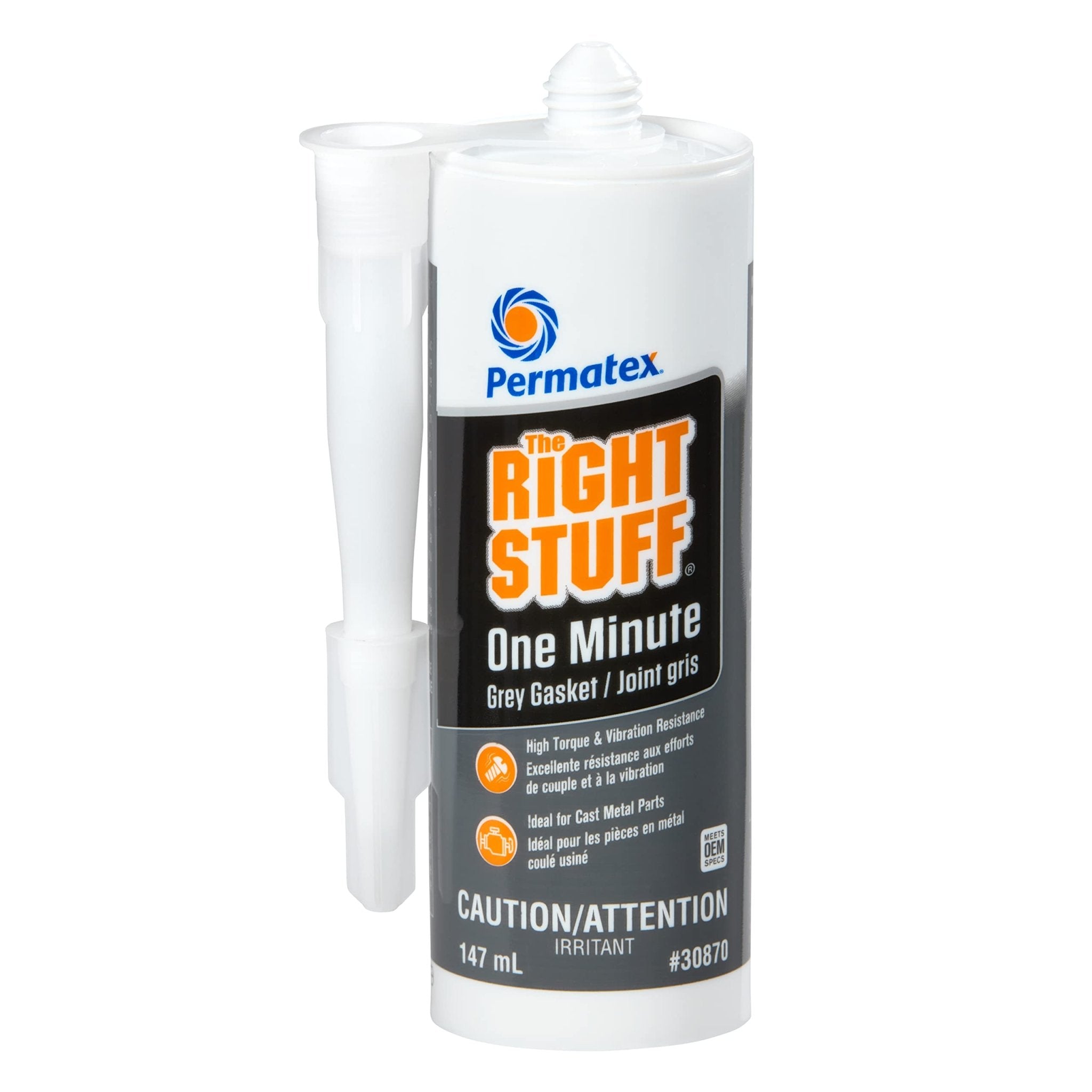 Permatex 30876 The Right Stuff Black Instant Gasket Maker, 300ml - Imex RV And Auto Parts