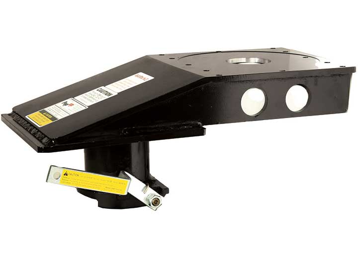 Popup Industries Inc. RV4 9 - Inch Offset 5th Wheel Trailer with Flat Bed Gooseneck Truck Adapter, Fixed Height 7.5 Inches - Imex RV And Auto Parts