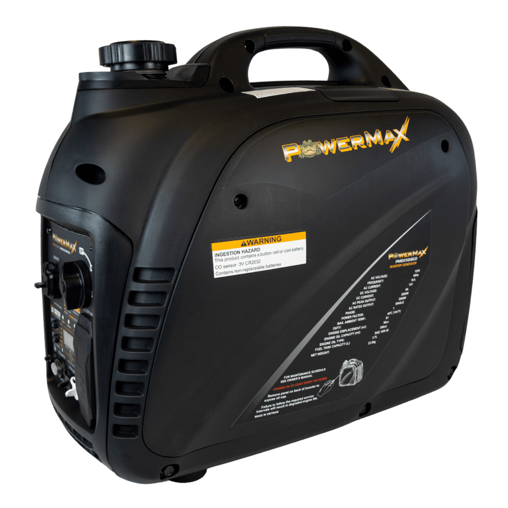 PowerMax 2500W Inverter Generator With Co2 Sensor - PMG25GISCO - Imex RV And Auto Parts