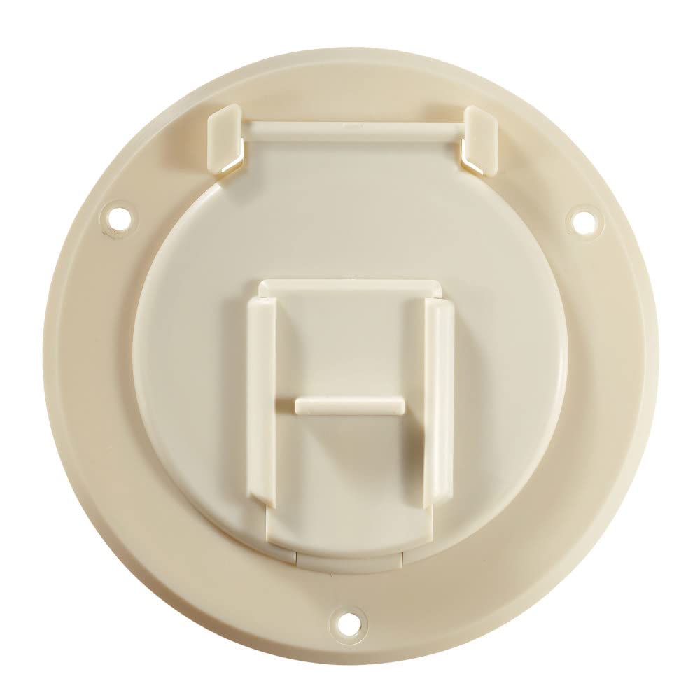RV Designer Collection B120 Basic Cable Hatch Round - Imex RV And Auto Parts