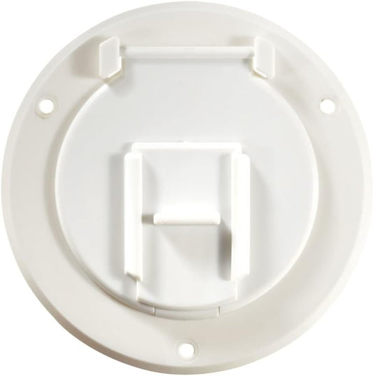 RV Designer Collection B120 Basic Cable Hatch Round - Imex RV And Auto Parts