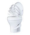 SeaFlo SFRTPH-01-01 Plastic RV Toilet in White - Imex RV And Auto Parts